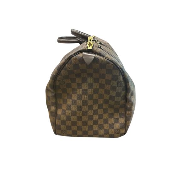 384. Louis Vuitton Keepall Bandolier 45 Damier Ebene Duffle - Picture 3 of 8